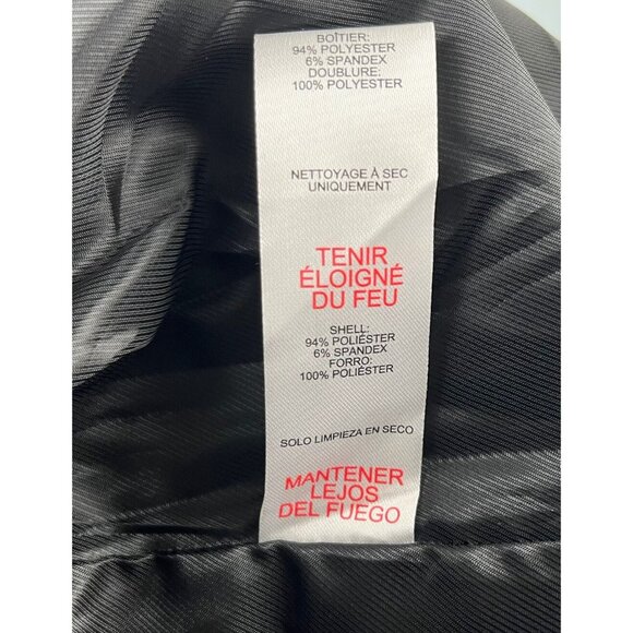 JASON WU Black Blazer Dress 3 Button Back Zip NWT $395 - Picture 11 of 12